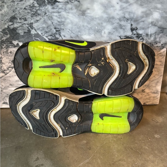 Nike Air Max 200 GS Grey Electric Green Size 7 Youth / 8.5 Wonens - Picture 10 of 12